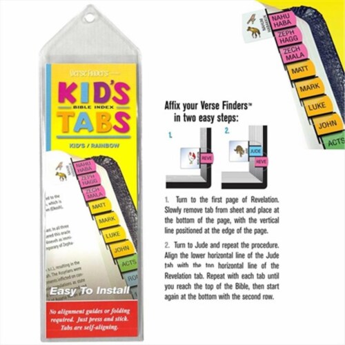 Verse Finders Horizontal Slim Pack Bible Tabs