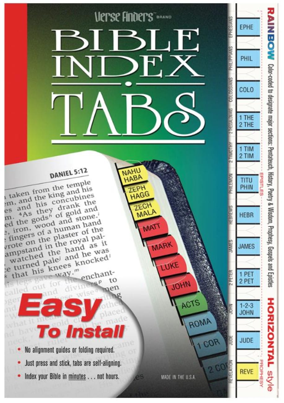 Verse Finders Horizontal Slim Pack Bible Tabs