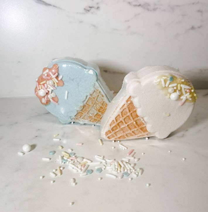 Berry Sweet Pear (Blue) Ice Cream Cone