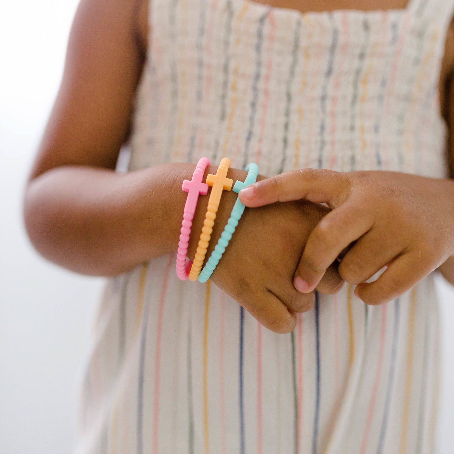 Jesus Bracelets (Cross Bracelets): Glow in the Dark (5 pack) / Small