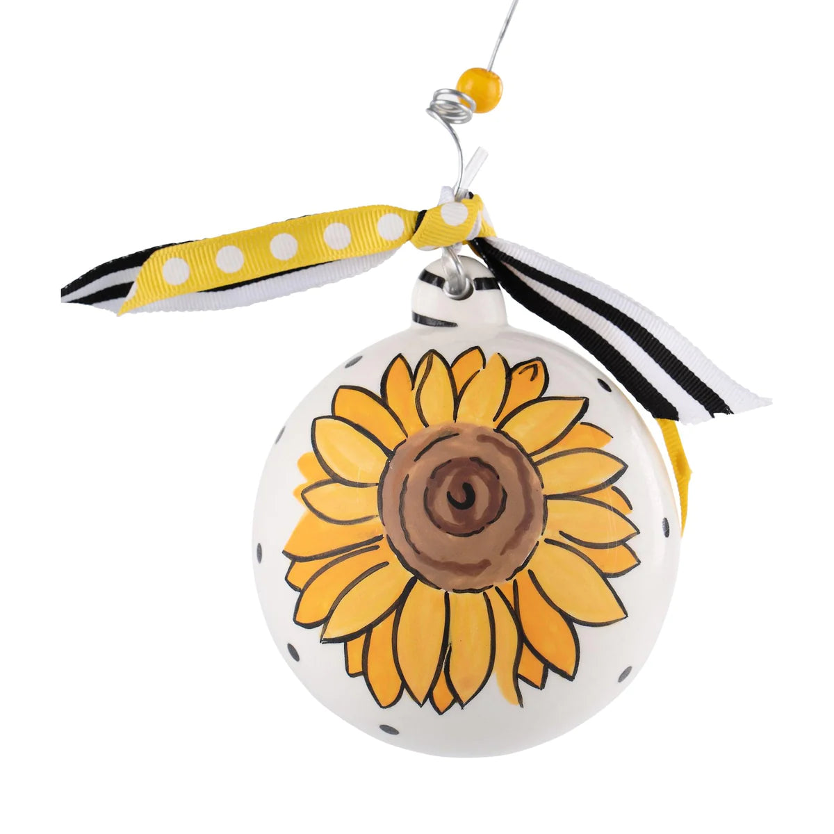 Glory Haus - Faith Over Fear Sunflower Ornament