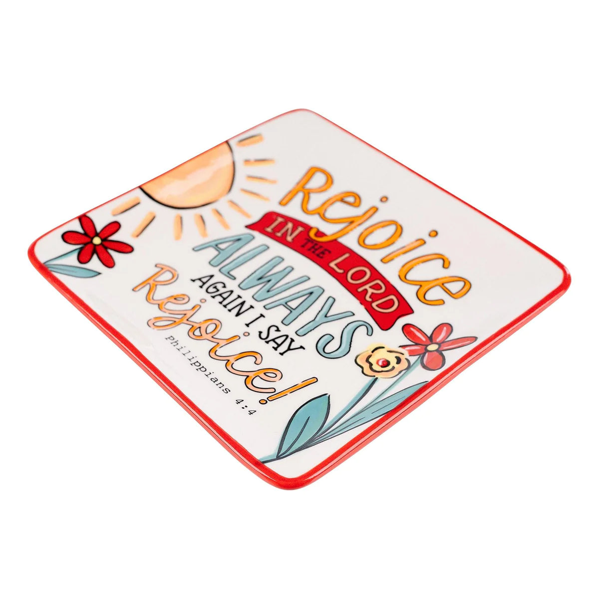 Glory Haus - Rejoice In The Lord Always Trinket Tray