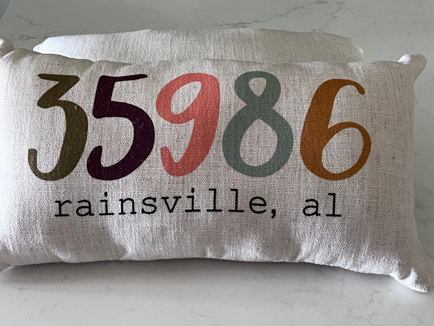 ZIP CODE PILLOW
