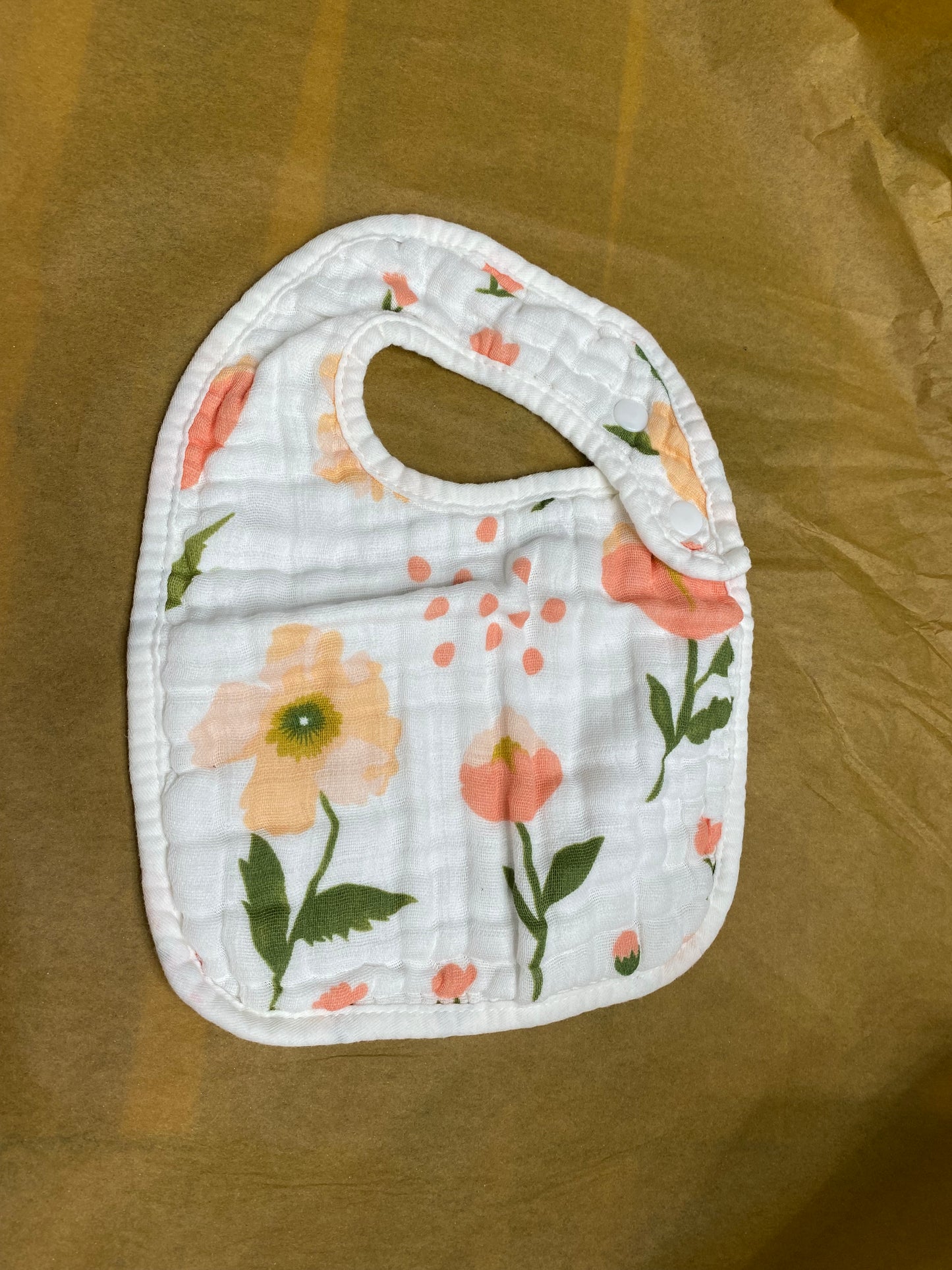 Baby Muslin Double Snap Bibs