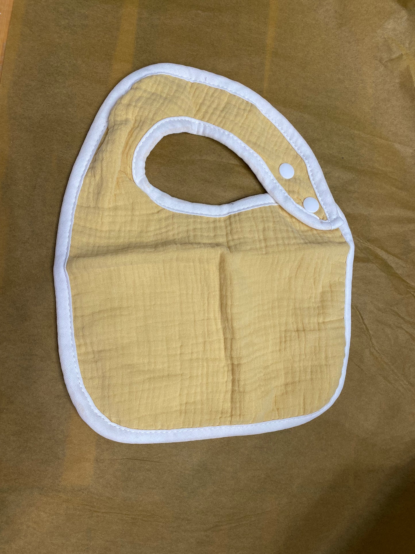 Baby Muslin Double Snap Bibs