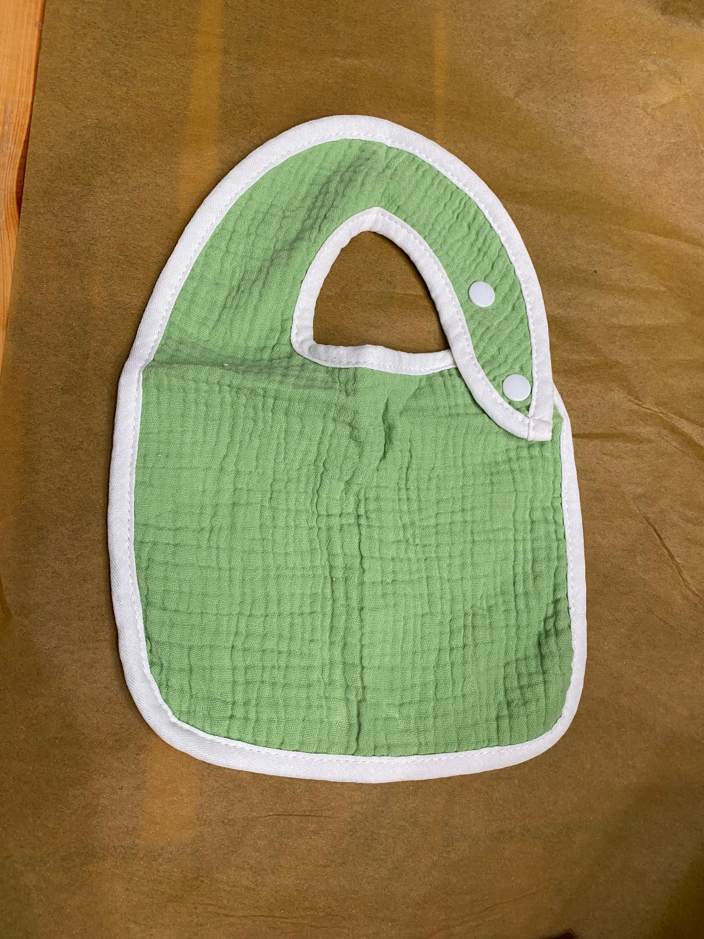 Baby Muslin Double Snap Bibs