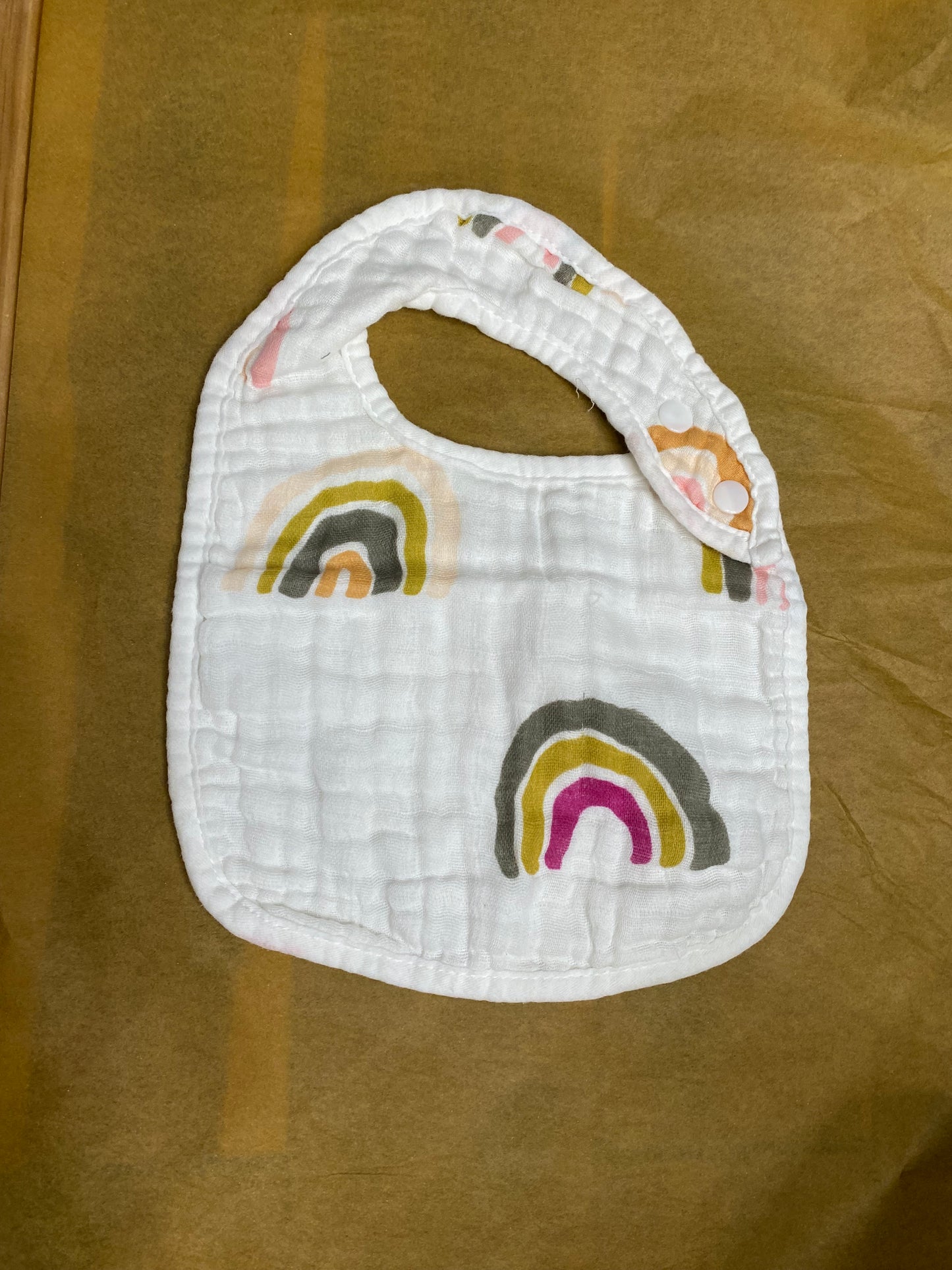 Baby Muslin Double Snap Bibs