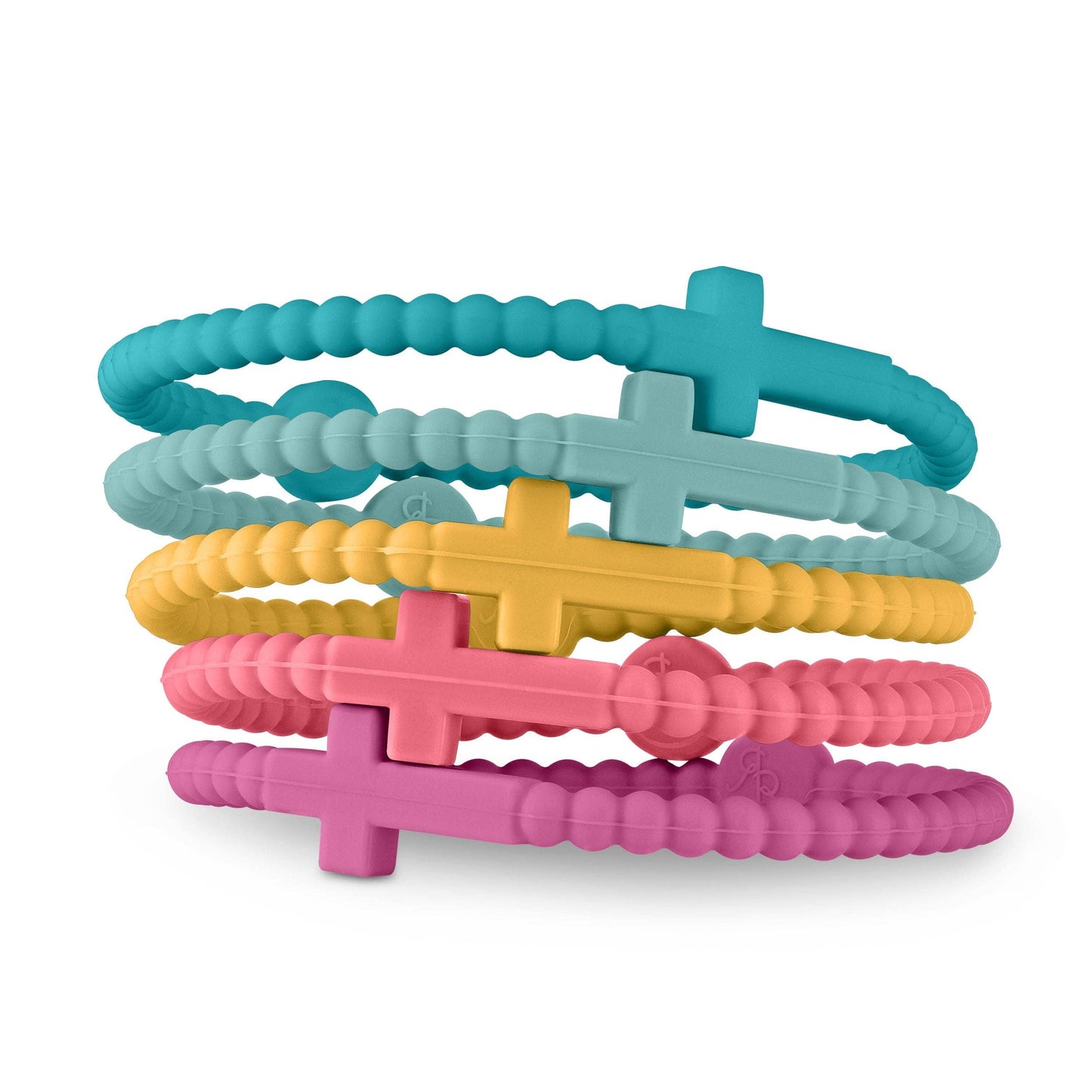 Jesus Bracelets (Cross Bracelets): Glow in the Dark (5 pack) / Small