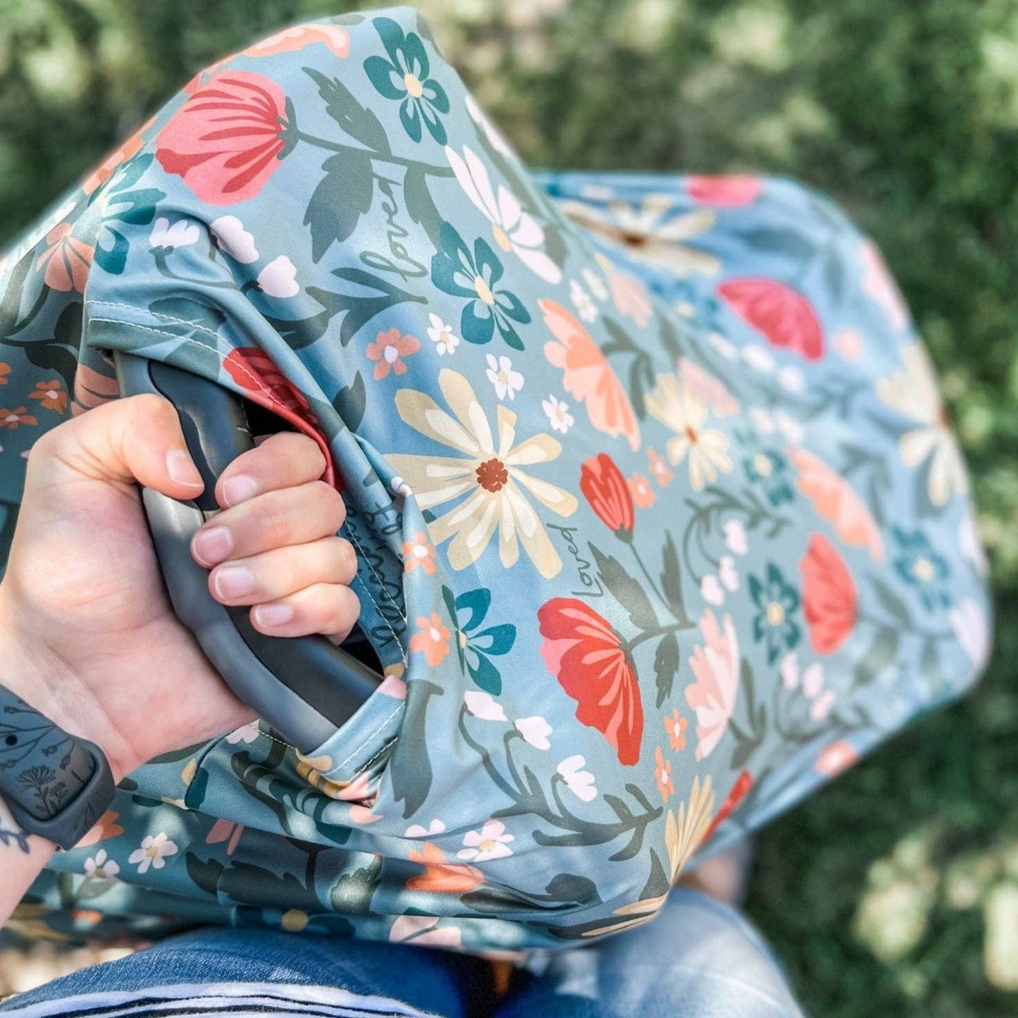 Multi-Use Car Seat Nursing Cover: Covered in Faith