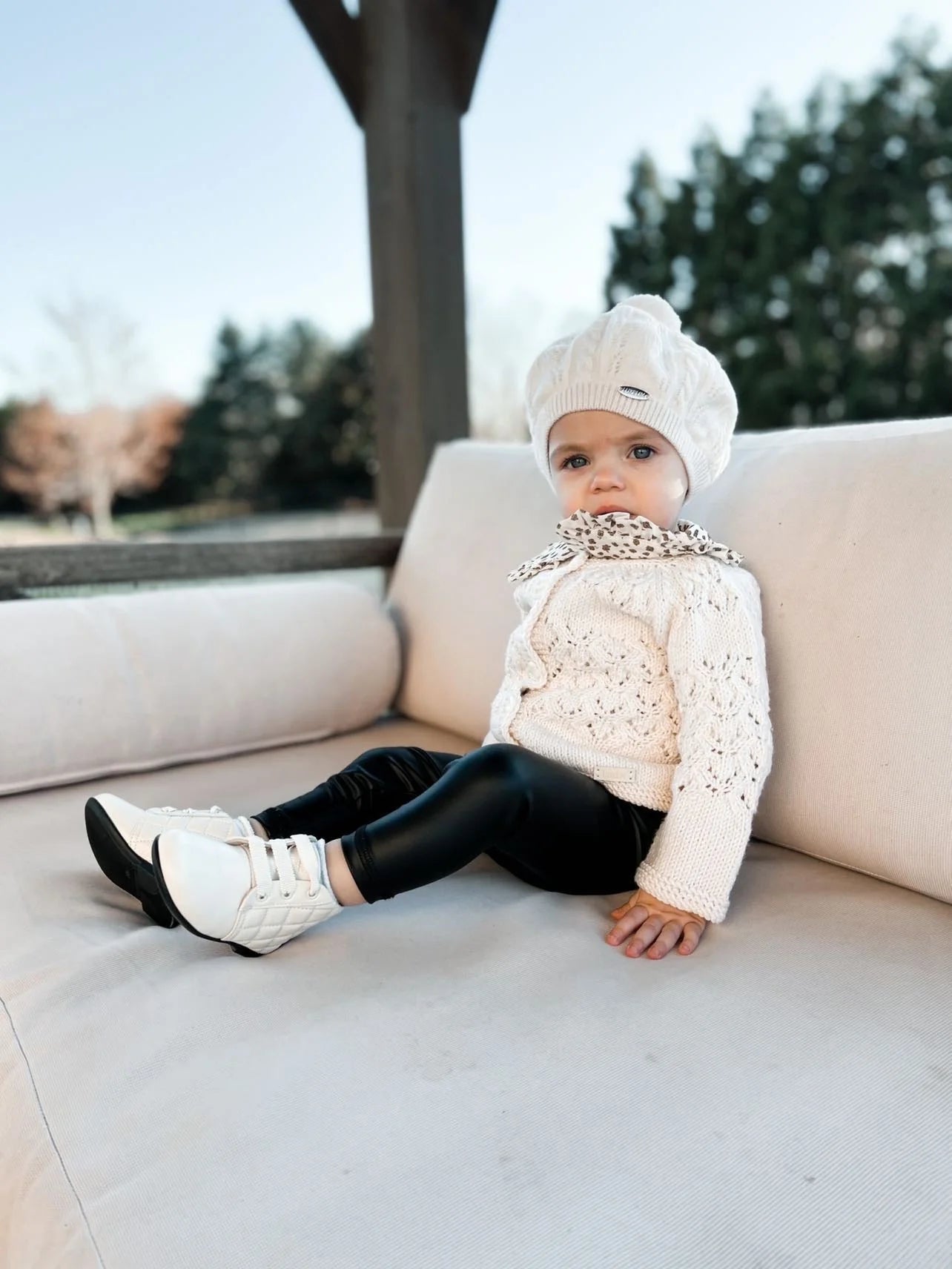 CIRE BLACK HIGH WAISTED LEGGINGS BABY/TODDLER