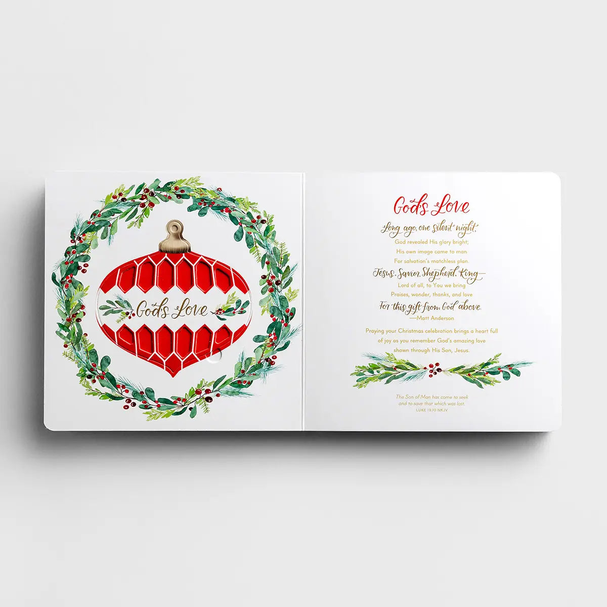 Emmanuel, God with Us - Advent Ornament Book