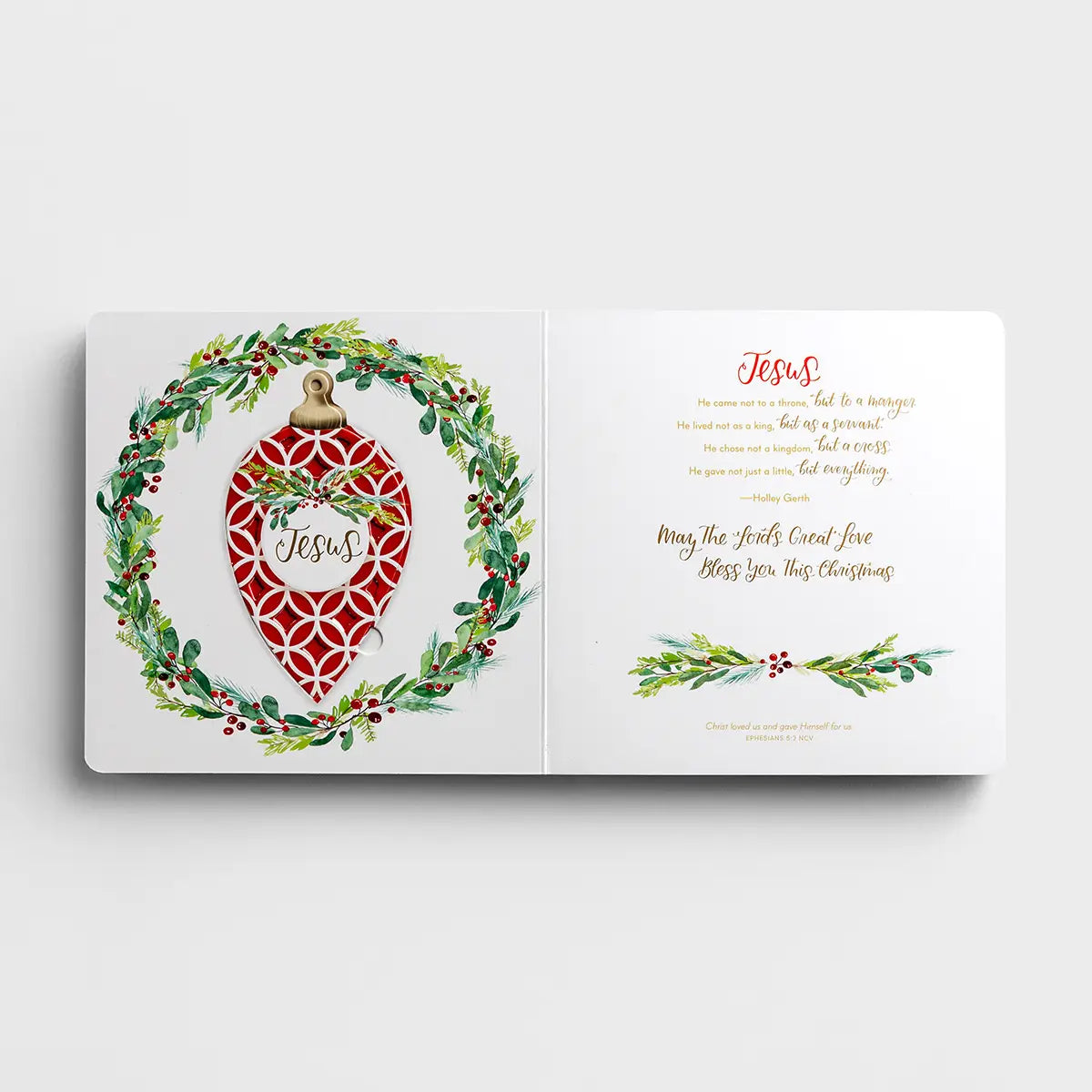 Emmanuel, God with Us - Advent Ornament Book