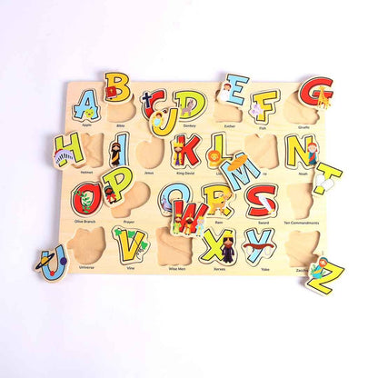 Wood Puzzle - Bible ABC's