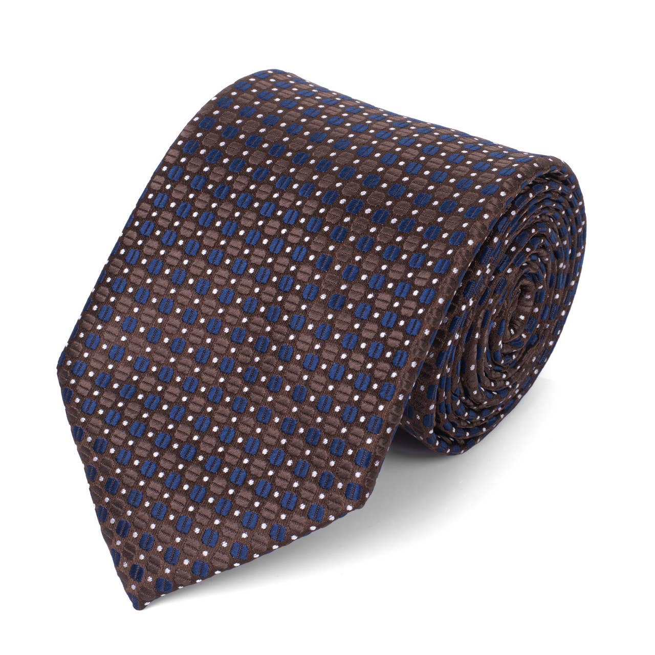 Men's Micro Fiber Poly Woven Regular Tie -MPW5984: Blue