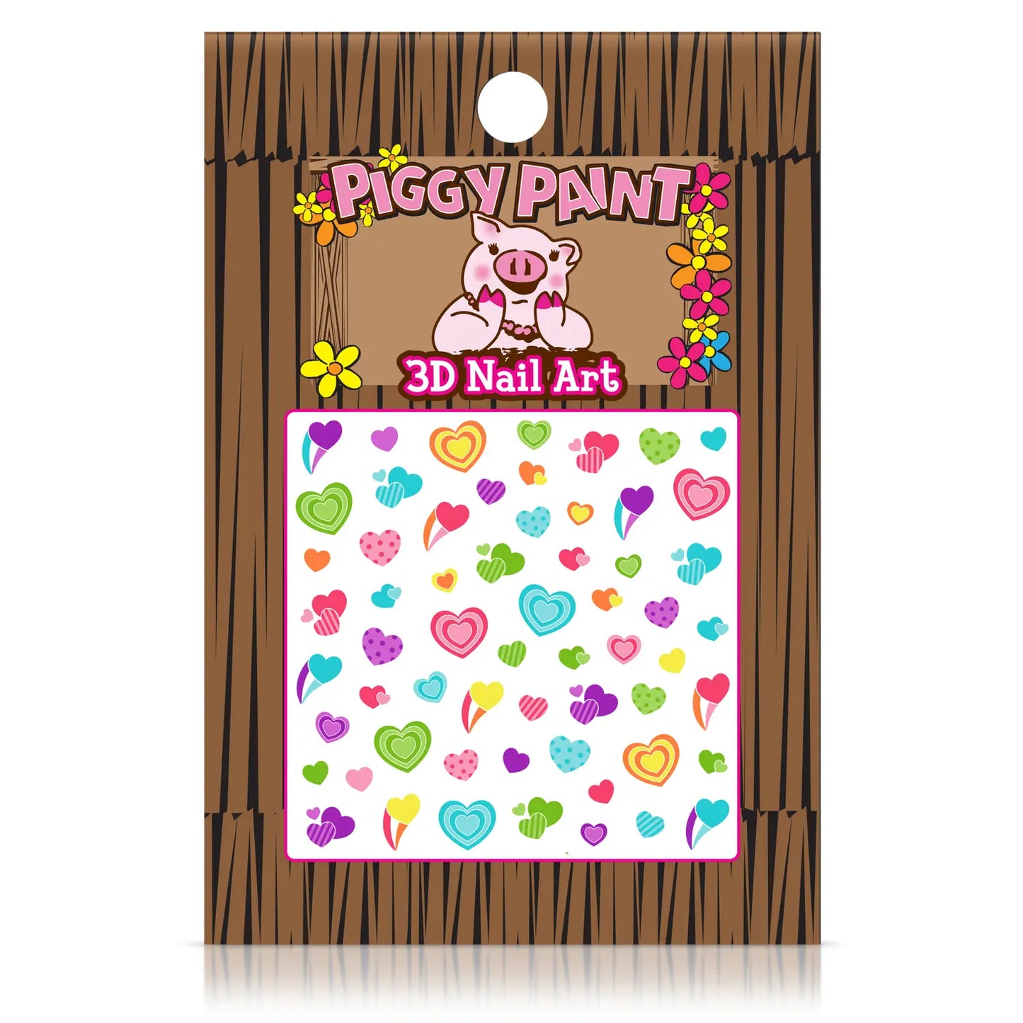 Piggy Paint 3D Nail Heart Art