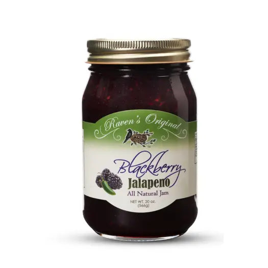 Raven's Nest Gourmet Blackberry Jalapeno Jam