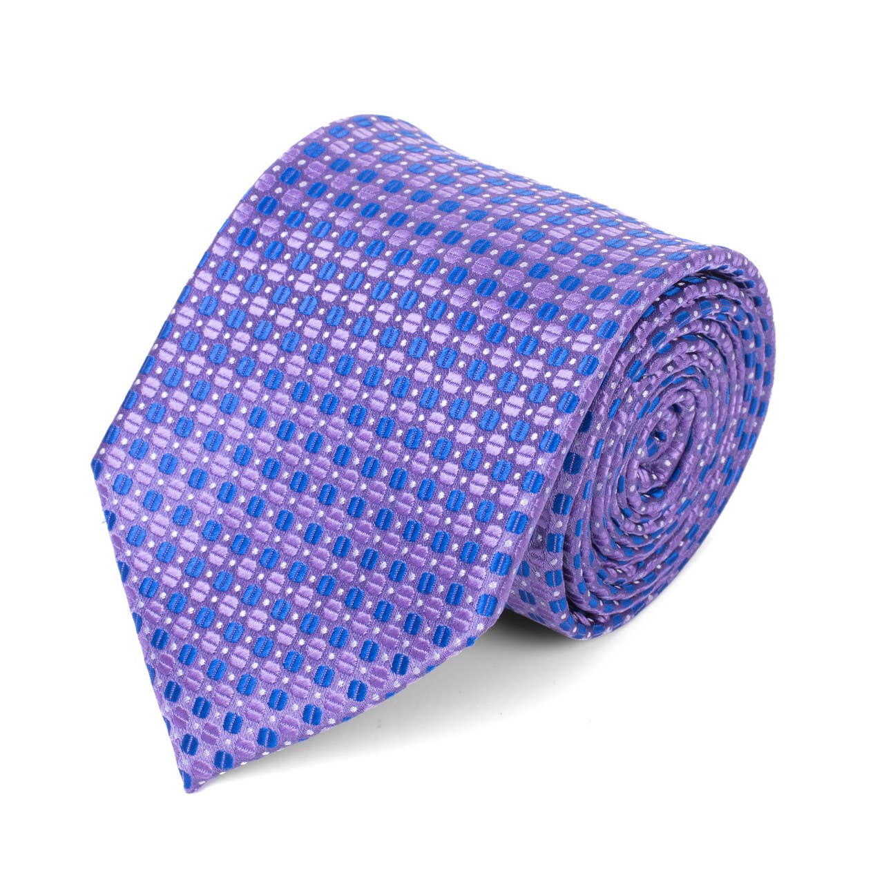 Men's Micro Fiber Poly Woven Regular Tie -MPW5984: Blue