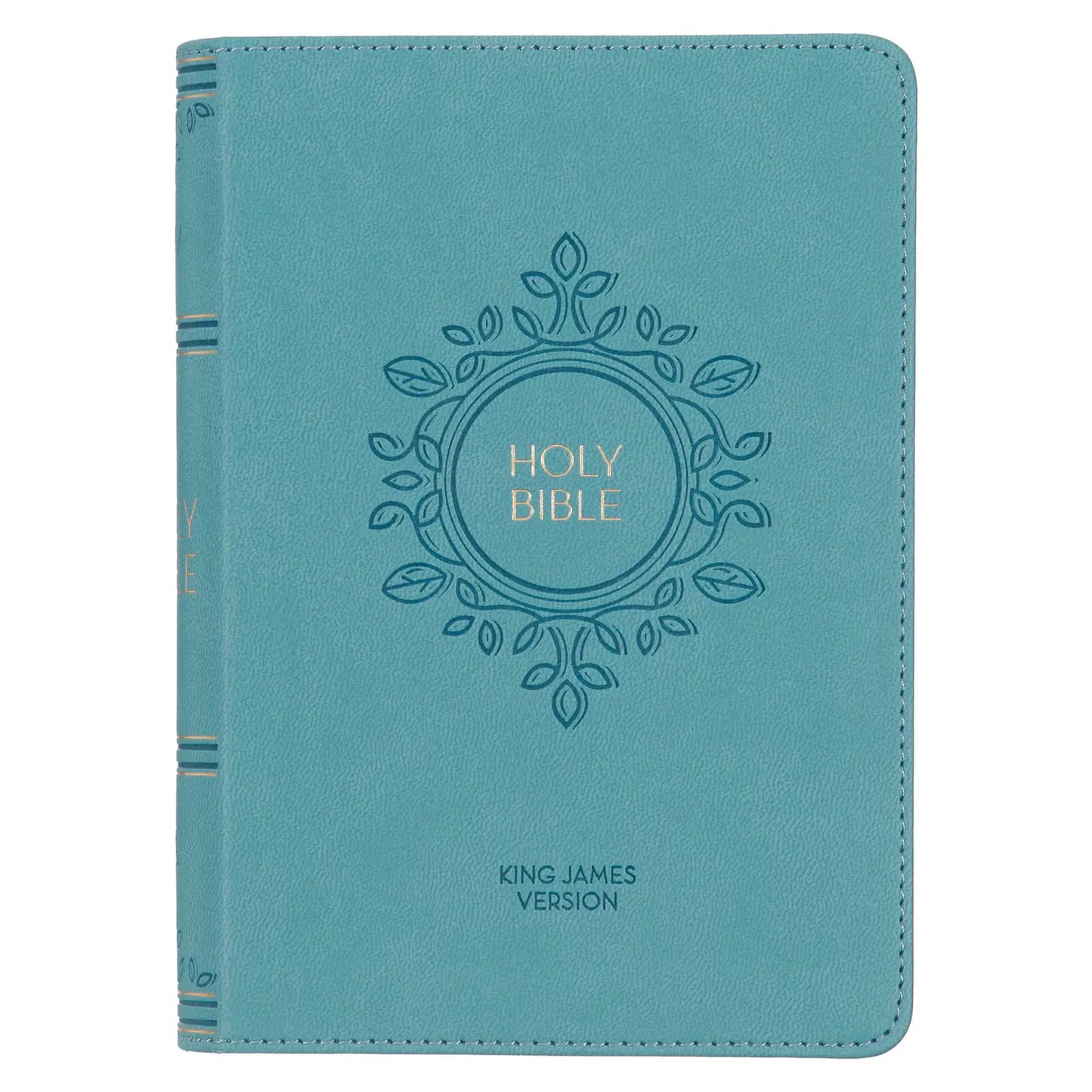 Aqua Blue Large Print Compact KJV Bible