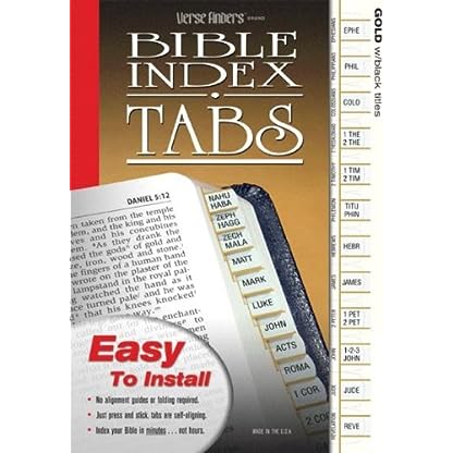 Verse Finders Horizontal Slim Pack Bible Tabs