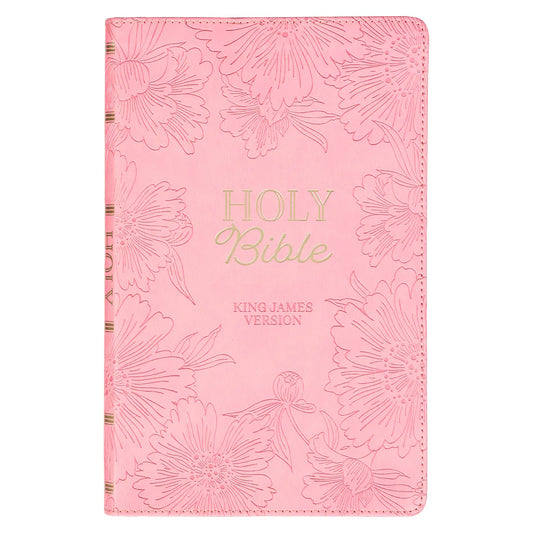 Blossom Pink Faux Leather Gift Edition KJV Bible
