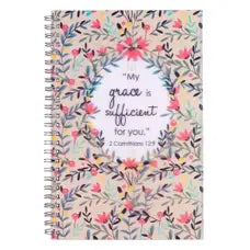 My Grace Wirebound Notebook 2 Cor. 12:19