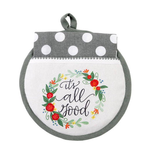 It's All Good Hot Pad & Tea Towel Set