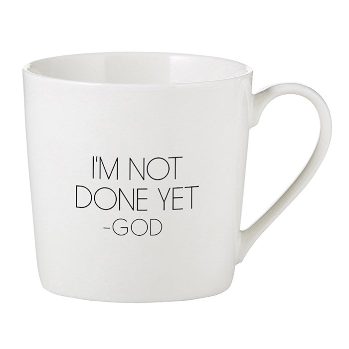 Mug-Cafe-I'm Not Done Yet (14 Oz)