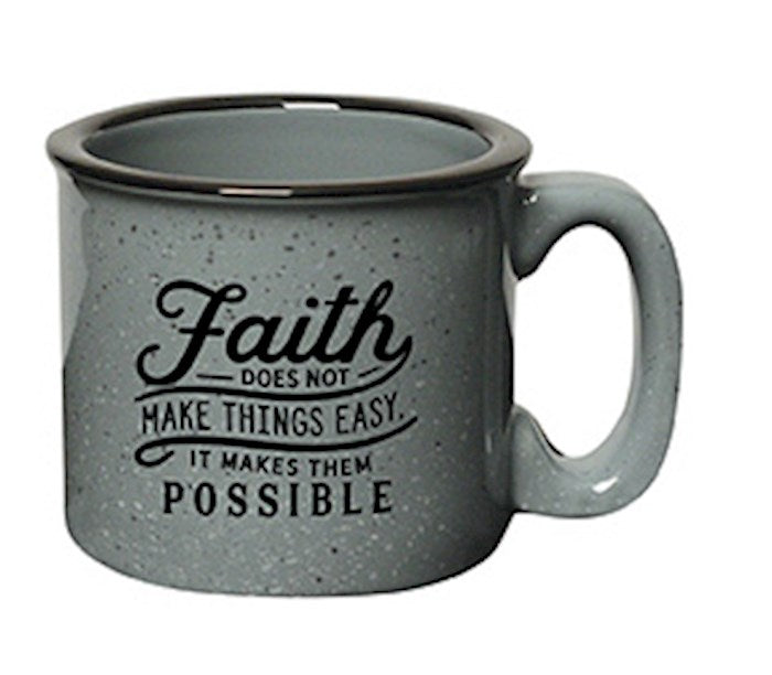 Mug-Camping-Faith Makes Possible (15 Oz)