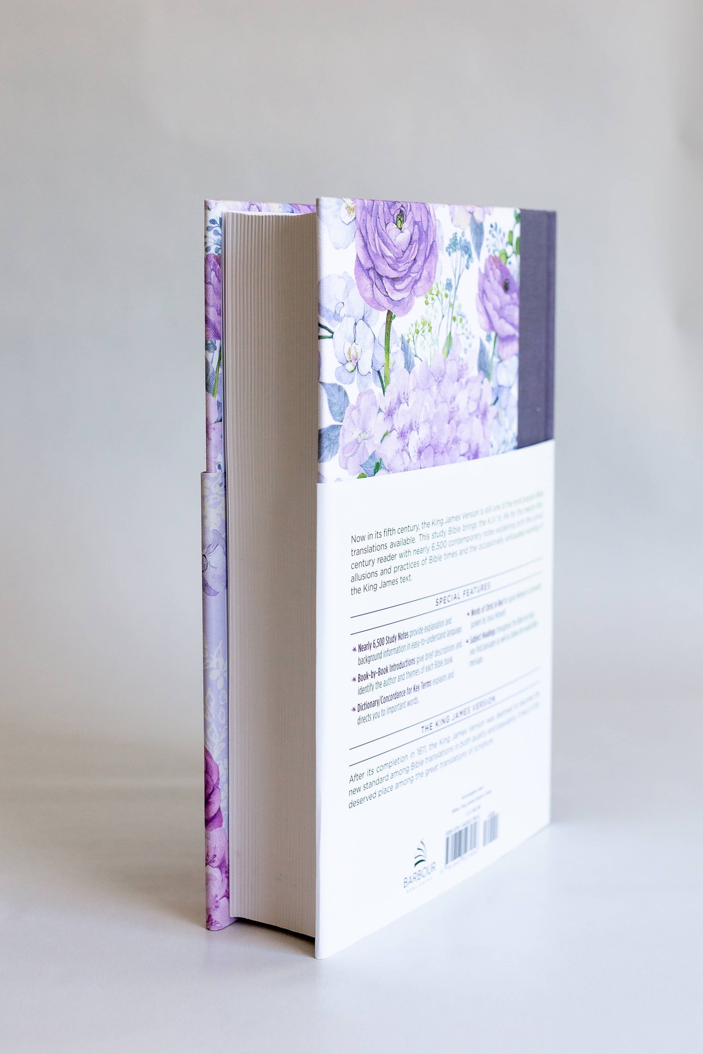 KJV Study Bible, Large Print [Hummingbird Lilacs]