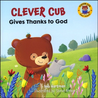 Clever Cub Gives Thanks to God