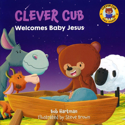 Clever Cub Welcomes Baby Jesus