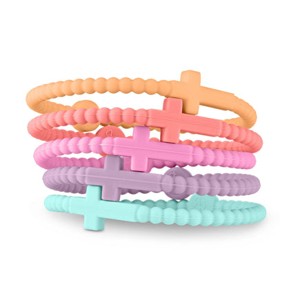 Jesus Bracelets (Cross Bracelets): Bloom (5 pack) / Large