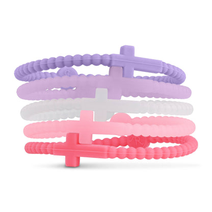 Jesus Bracelets (Cross Bracelets): Bloom (5 pack) / Large