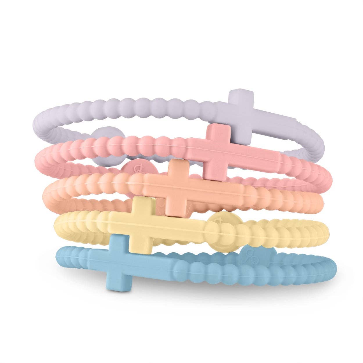 Jesus Bracelets (Cross Bracelets): Neon (5 pack) / Large