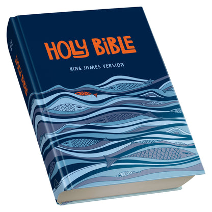 Blue Hardcover Kid's King James Version Bible