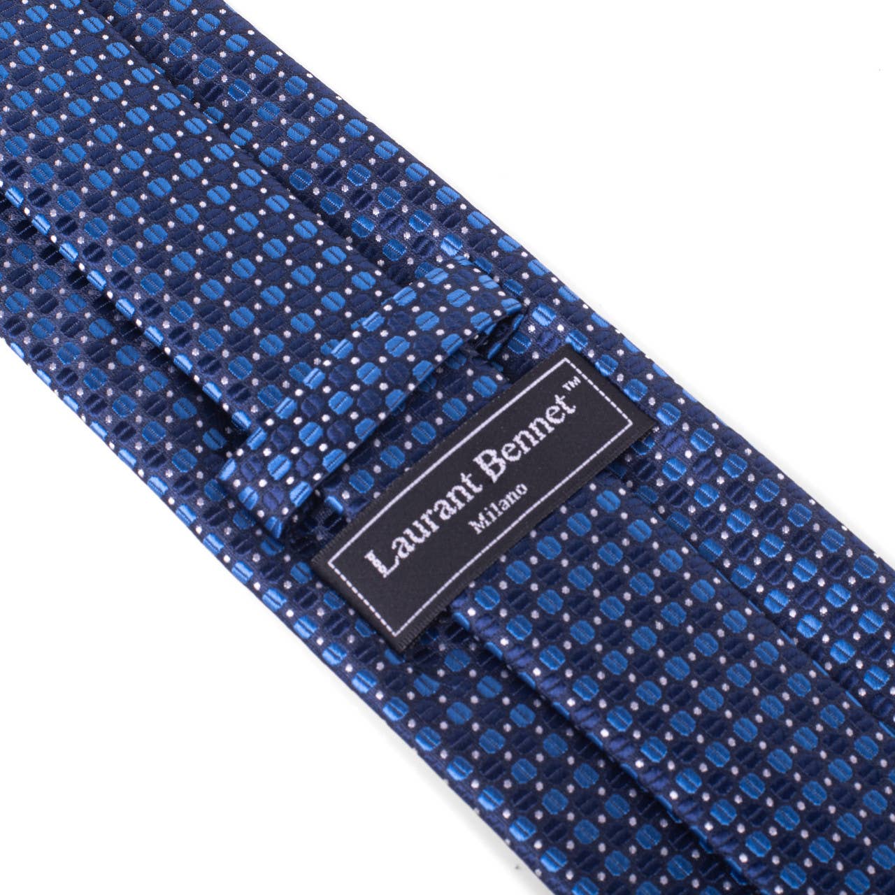 Men's Micro Fiber Poly Woven Regular Tie -MPW5984: Blue