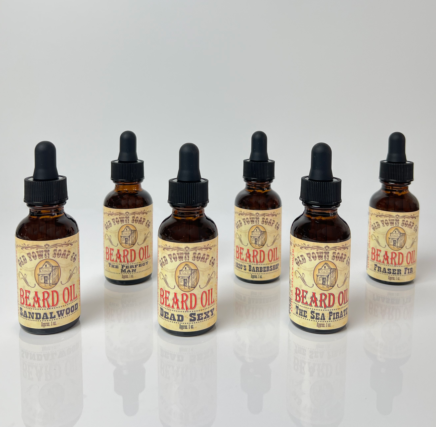 Conditioning Beard Oil -6 scents. 10 top quality oils: The Perfect Man