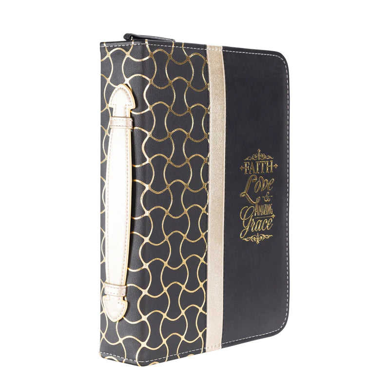 DIVINITY BIBLE COVER BLACK & GOLD