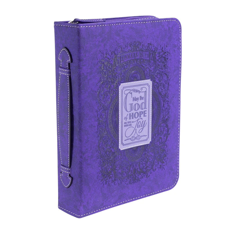 DIVINITY BIBLE COVER PURPLE GOD OF HOPE