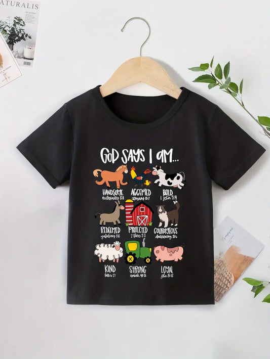 GOD SAYS I AM T SHIRT