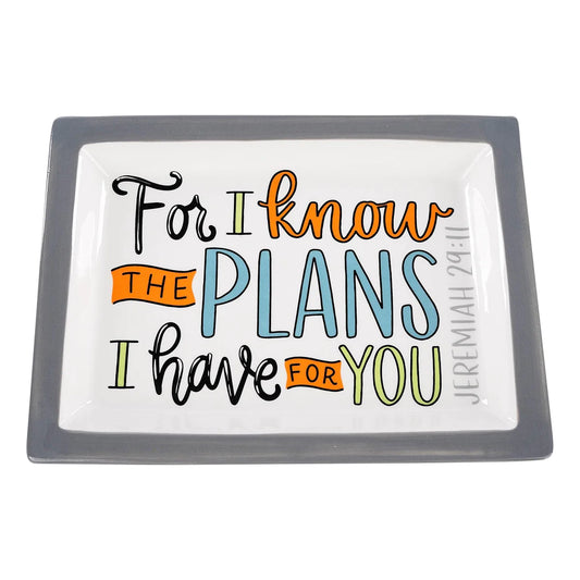 Glory Haus - For I Know the Plans Trinket Tray