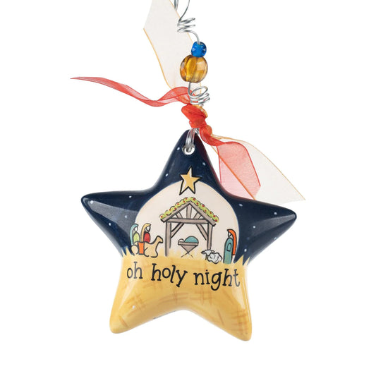 Glory Haus - Holy Night Nativity Star Ornament