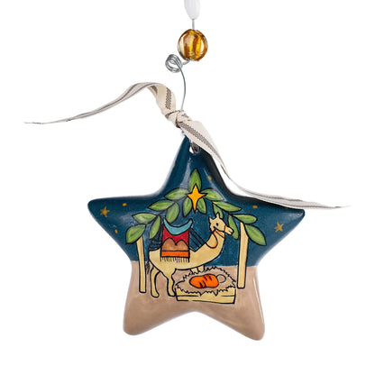 Glory Haus - Manger With Camel Star Ornament