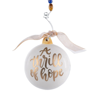 Glory Haus - Thrill of Hope with Animals Ornament