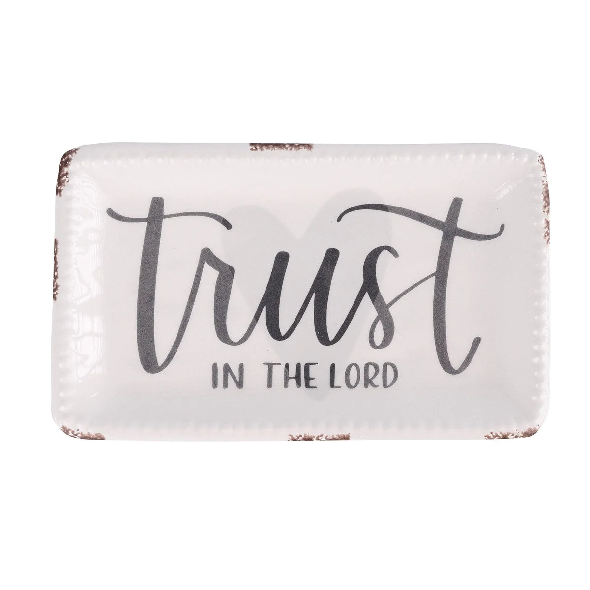 Glory Haus - Trust in the Lord Trinket Tray