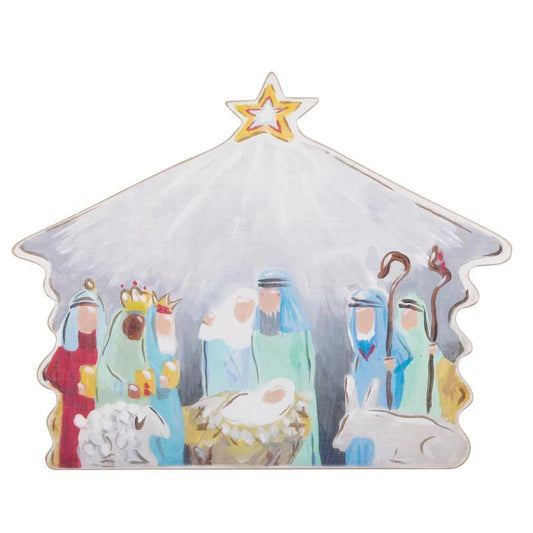 Glory Haus Wood Block Nativity