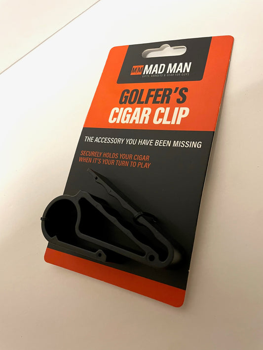 Mad Man golfer’ cigar clip