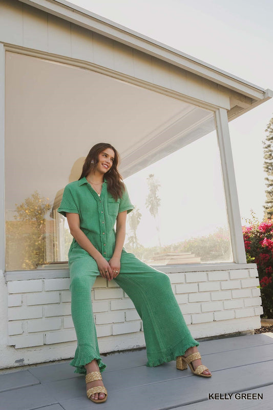 Wide Legged Jumpsuit