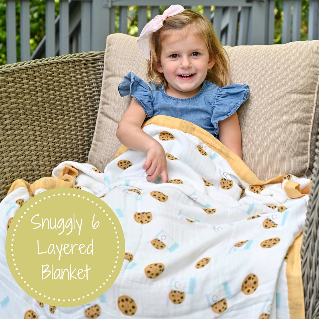 LOLLYBANKY EXTRA LARGE MUSLIN BLANKET