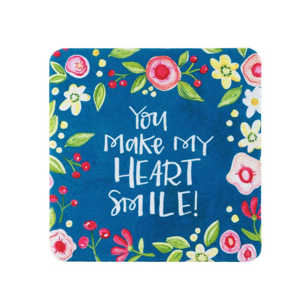 You Make My Heart Smile Coaster Set